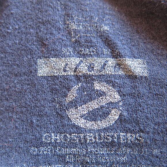 GHOSTBUSTERS STAY PUFT Quality Marshmallows T Shirt Size L Blue Retro Casual - Picture 8 of 9